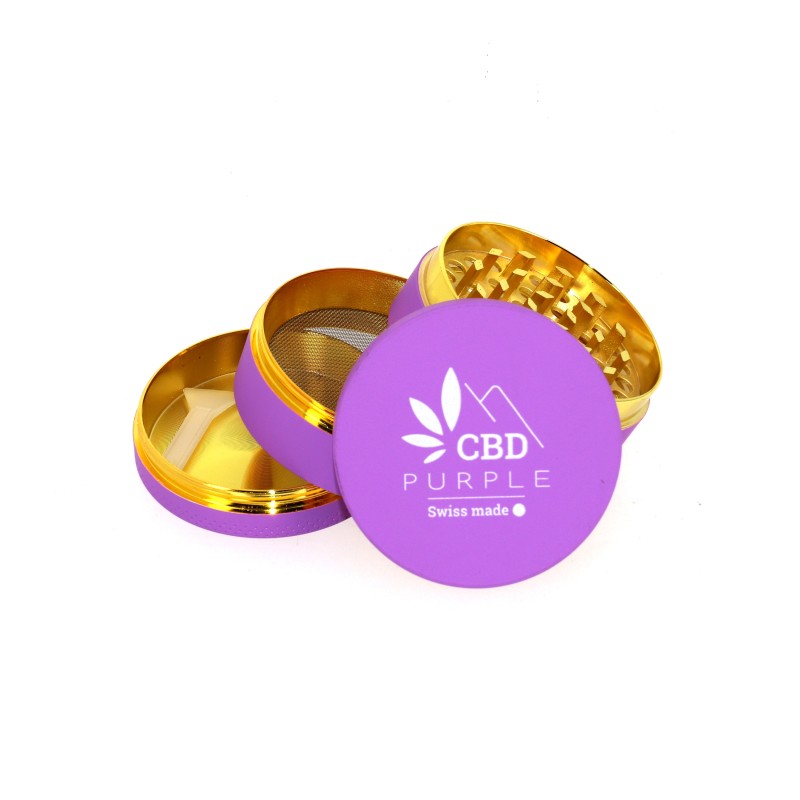 Grinder CBD Purple - Métal