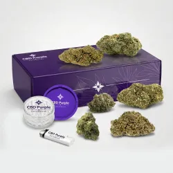 Pack découverte 6 fleurs CBD + accessoires | CBD Purple