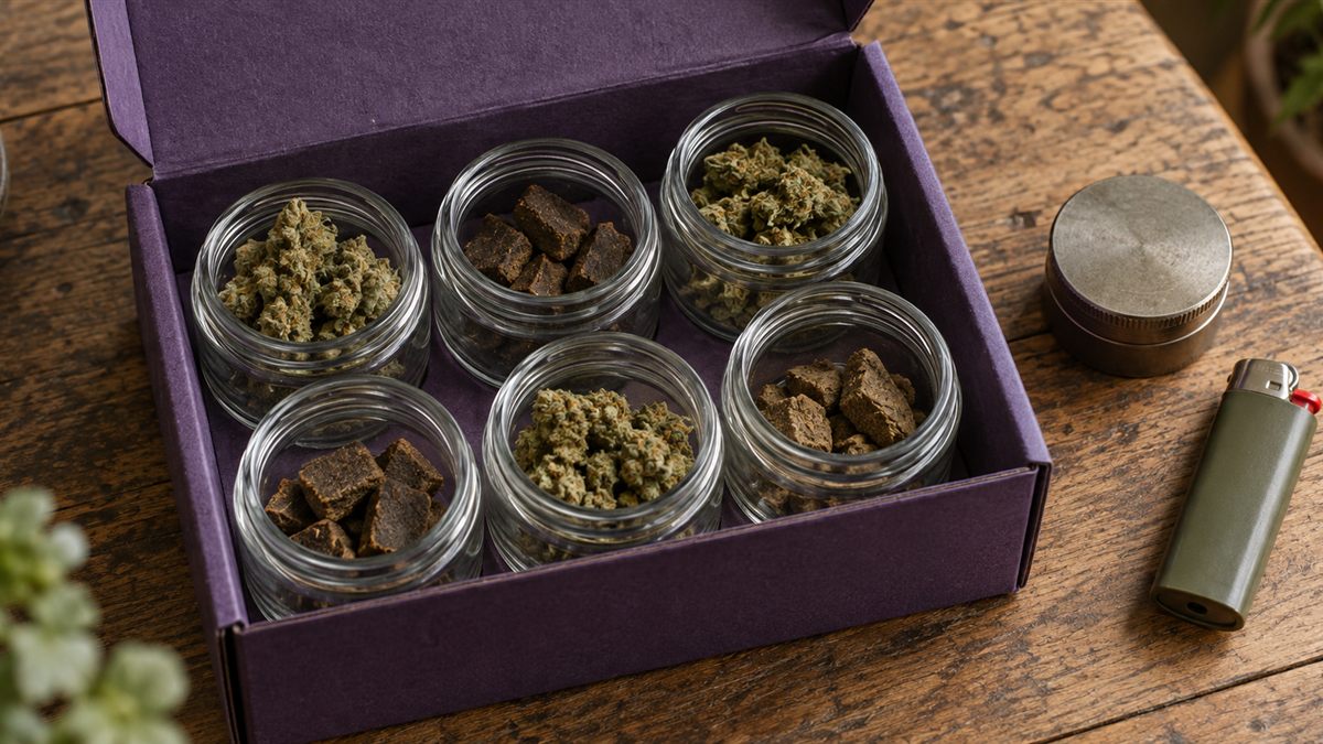 Coffret découverte de fleurs et résines de CBD