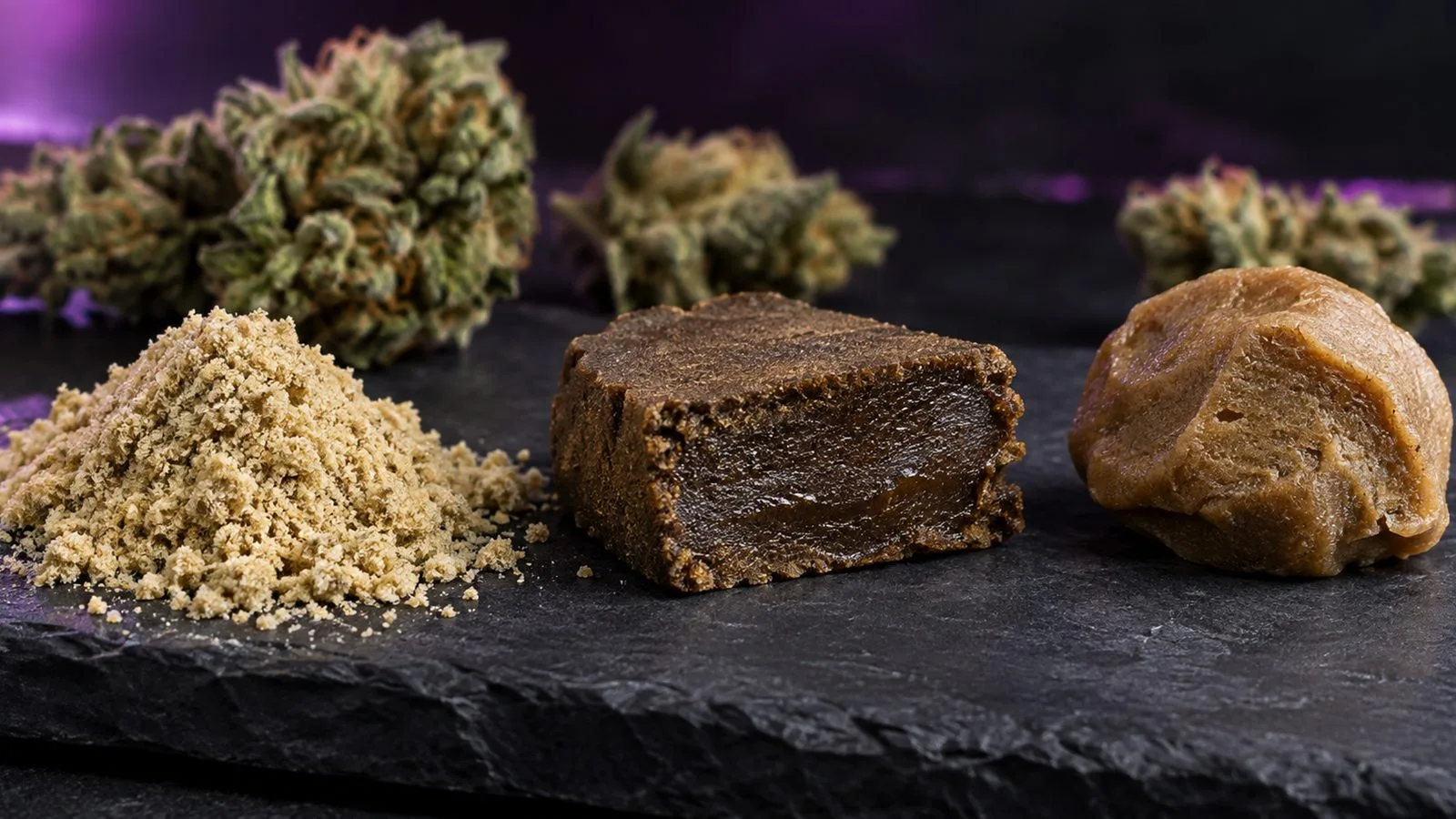 Pollen, hash, ice-o-lator : les types de résine de CBD